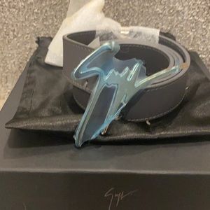 Male Grey Giuseppe Belt